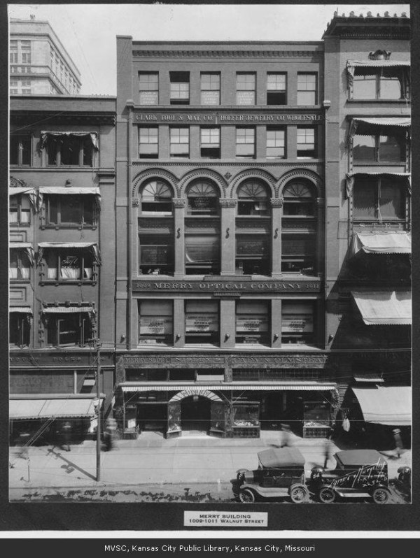 Merry Building, image courtesy of the Kansas City Public Library, Missouri Valley Special Collections